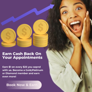 Earn cash back and rewards on appointments