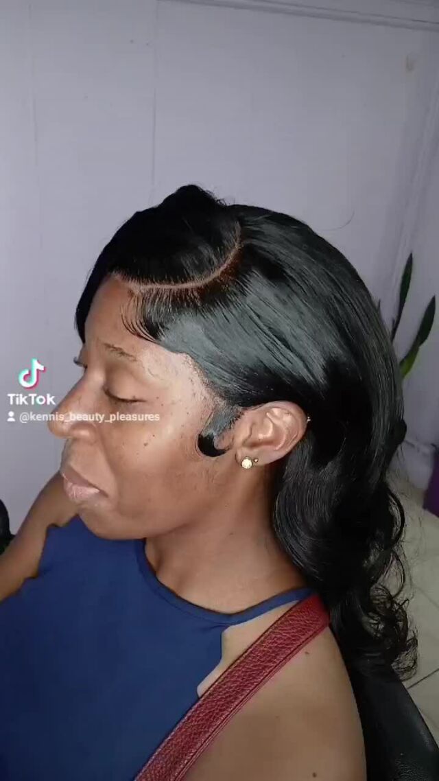 Frontal wig install on this beauty
.
.
.
Book your appointments with us and leave looking fabulous and feeling confident 
.
.
.
#frontalwig #sewin #wiginstall #portmorejamaica #portmoresalon #hairsalonportmore